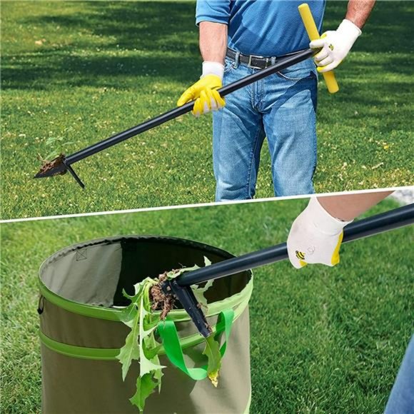 Stand Up Weeder and Weed Puller, Stand Up Weed Puller Tool with Foot Pedal, 4" - Picture 6 of 6